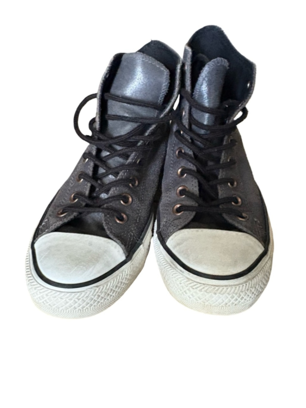Converse High-Top Weathered Leather Sneakers - size M8/ W10